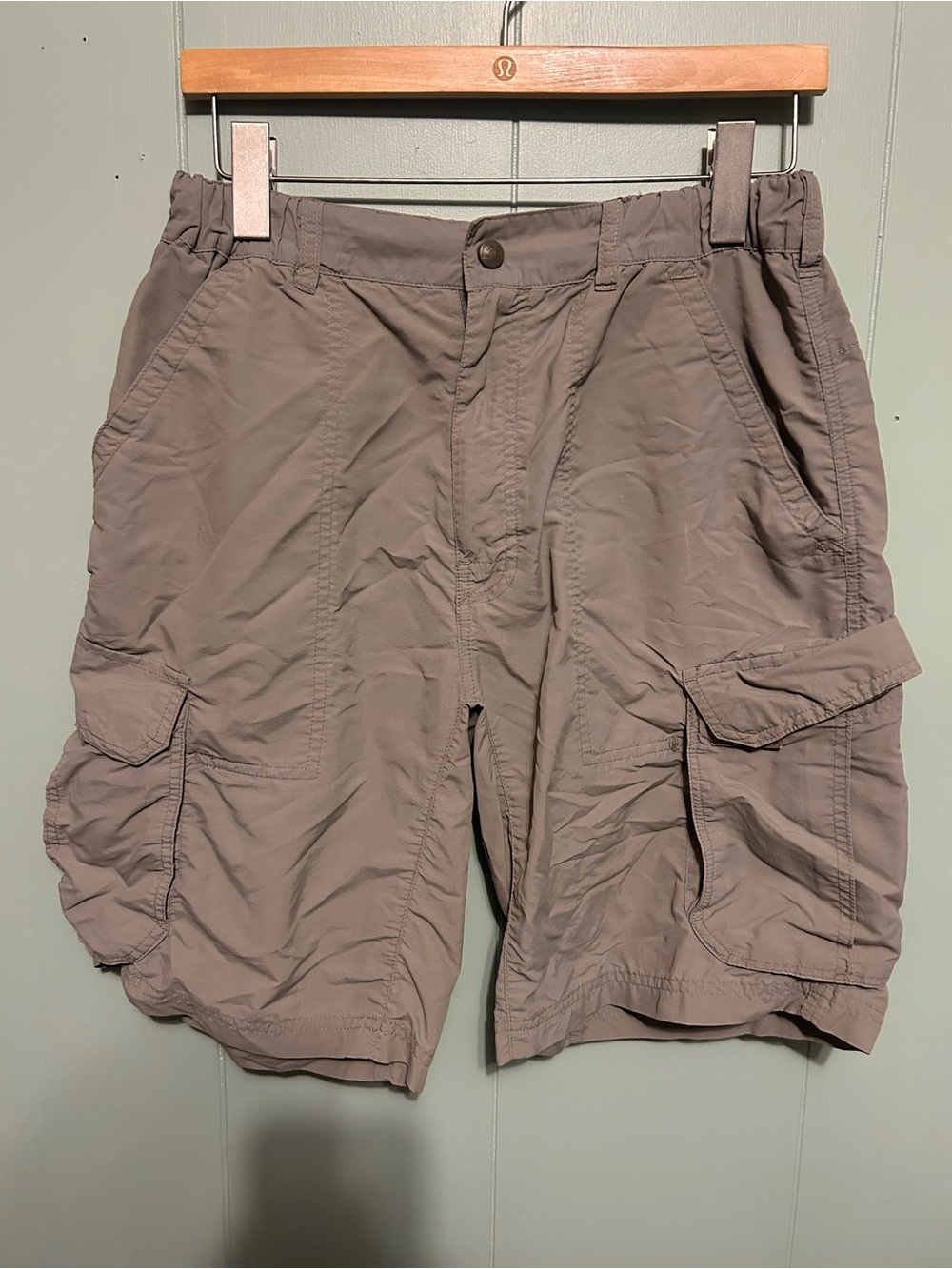 REI Men's Cargo Shorts in Grey
